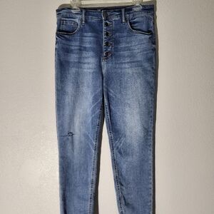 Kut from the Kloth High Rise Blue Denim with Vintage Appeal